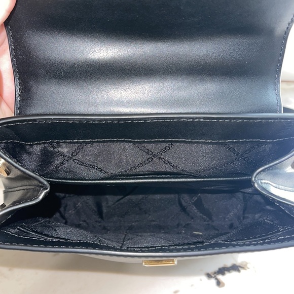 Michael Kors Leather Backpack with Gold Chain